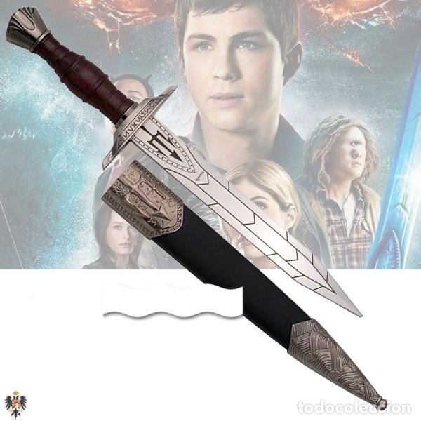 Militaria: DAGA CUCHILLO PERCY JACKSON + FUNDA 30 CMS