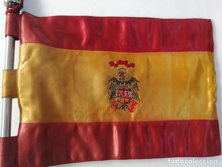 antigua pegatina bandera y escudo de españa fra - Compra venta en  todocoleccion