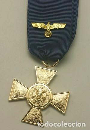 Military Antiques: REPRODUCCI&Oacute;N MEDALLA 25 A&Ntilde;OS DE SERVICIO EN AL WEHRMACHT