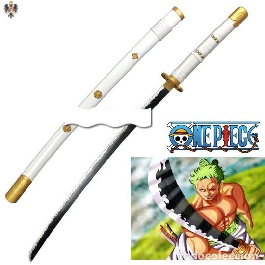 Militaria: KATANA ODENS AME HABAKIRI MANGA ONE PIECE + FUNDA 103 CMS