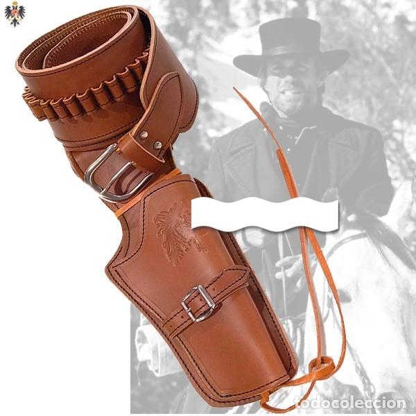 Military Antiques: CANANA REVOLVER CARTUCHERA CA&Ntilde;&Oacute;N CORTO LARGO VALIDO COLT 45 FAR WEST