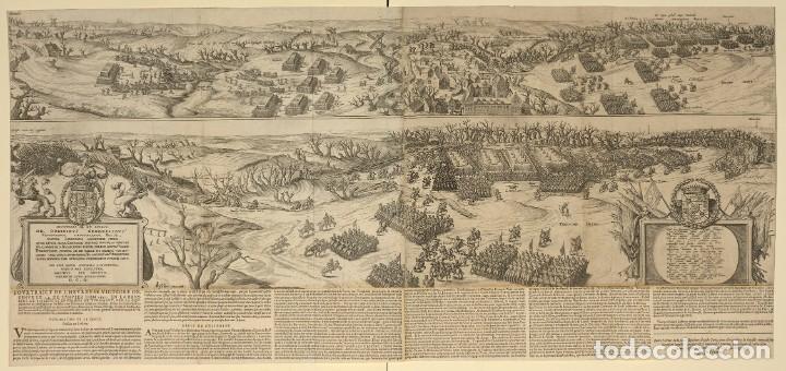 Militaria: R&Eacute;PLICA L&aacute;mina Batalla de Turnhout, B&eacute;lgica. 1597. Guerras de Flandes. Tercios Espa&ntilde;oles. Siglo XVI.