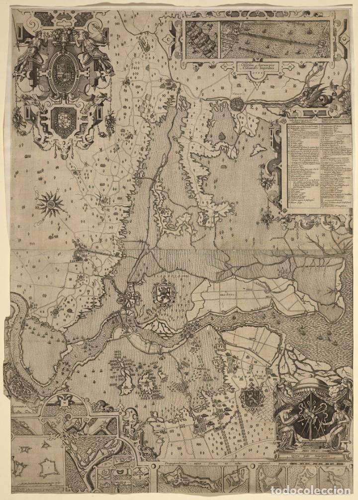 Militaria: R&Eacute;PLICA L&aacute;mina Sitio de Amberes, Holanda. 1584-5. Guerras de Flandes. Tercios Espa&ntilde;oles. Siglo XVI.