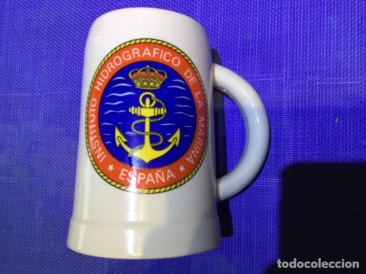Militaria: JARRA CERVEZA ARMADA.INSTITUTO HIDROGRAFICO