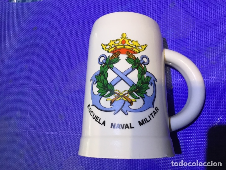 Military Antiques: JARRA CERVEZA ARMADA. ESCUELA NAVAL MILITAR