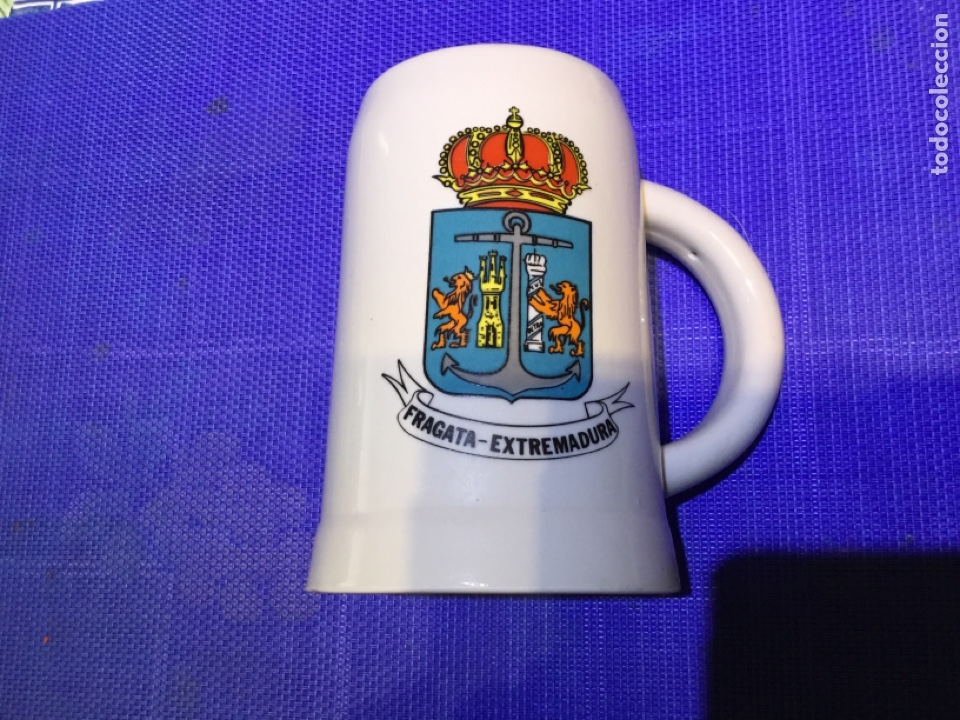 Military Antiques: JARRA CERVEZA ARMADA. FRAGATA EXTREMADURA