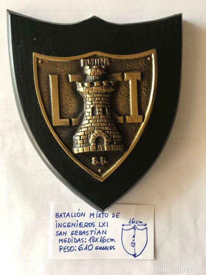 Militaria: Metopa Batallon Mixto de Ingenieros LXI. San Sebastian.