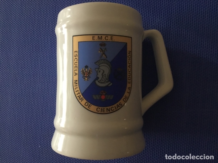 Military Antiques: JARRA CERVEZA. ESCUELA MILITAR DE CIENCIAS DE LA EDUCACION