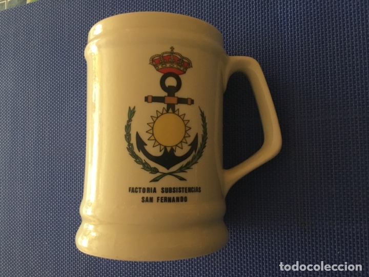 Military Antiques: JARRA CERVEZA ARMADA. FACTORIA SUBSISTENCIAS SAN FERNANDO