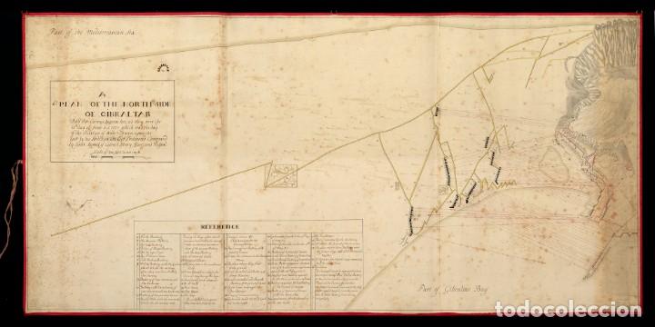 Militaria: R&Eacute;PLICA L&aacute;mina Sitio de Gibraltar, C&aacute;diz, Andaluc&iacute;a. Espa&ntilde;a - Inglaterra 1727. Guerra Anglo Hispana.