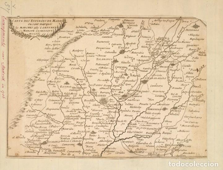 Militaria: R&Eacute;PLICA L&aacute;mina Campamentos en Madrid. Espa&ntilde;a. 1706. Siglo XVIII. Guerra de Sucesi&oacute;n Espa&ntilde;ola