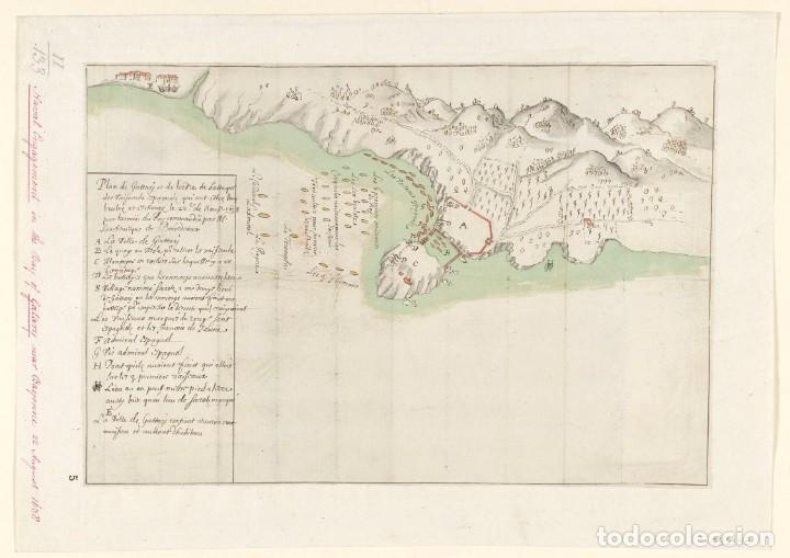 Militaria: R&Eacute;PLICA L&aacute;mina Batalla de Gu&eacute;thary, Pa&iacute;s Vasco Franc&eacute;s. Francia. Espa&ntilde;a &ndash; Francia. 1638. Siglo XVII.