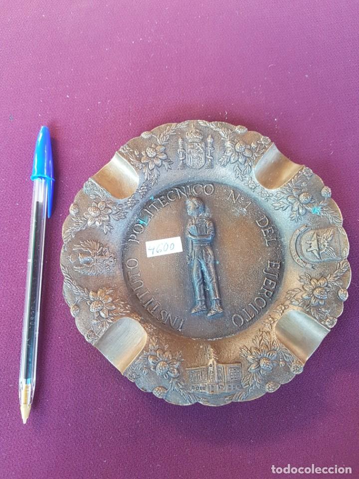 Military Antiques: Cenicero en bronce. Instituto Polit&eacute;cnico del ej&eacute;rcito