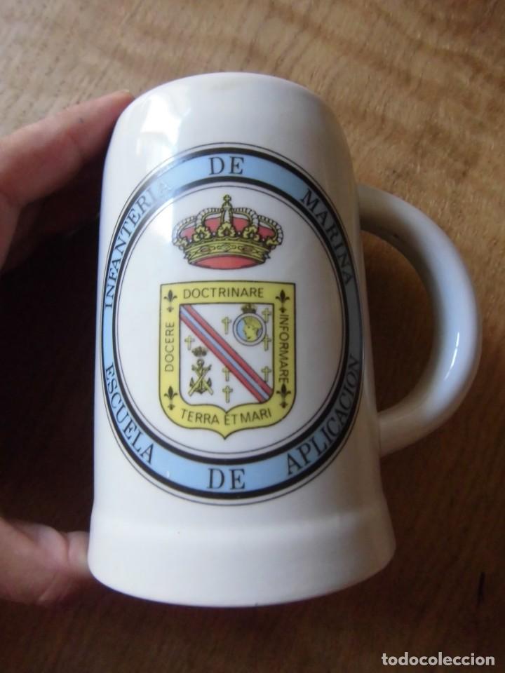 Militaria: JARRA MILITAR INFANTER&Iacute;A DE MARINA ESCUELA DE APLICACI&Oacute;N