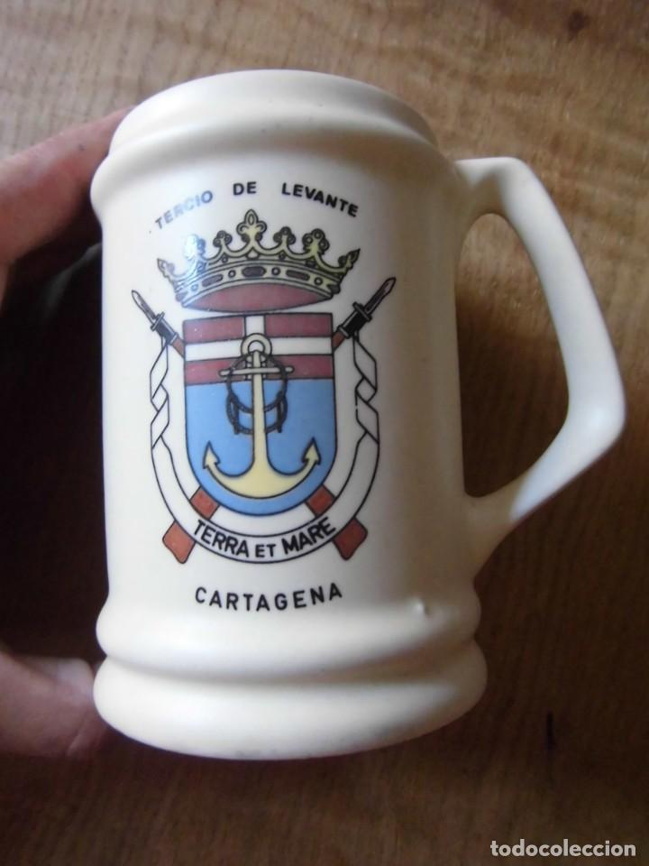Militaria: JARRA MILITAR TERCIO DE LEVANTE CARTAGENA