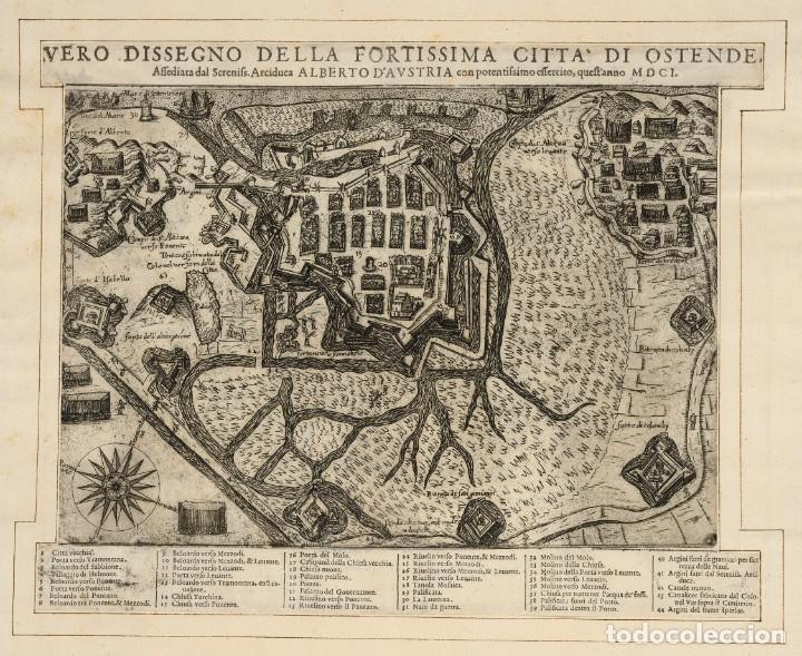 Militaria: R&Eacute;PLICA L&aacute;mina Sitio de Ostende, Holanda. 1601. Guerras de Flandes. Tercios Espa&ntilde;oles. Siglo XVII