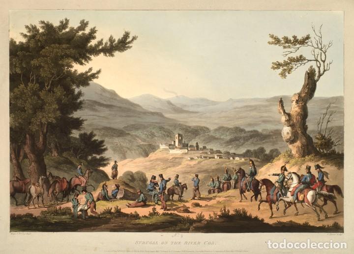 Militaria: R&Eacute;PLICA L&aacute;mina Batalla de Sabugal, Portugal. Inglaterra &ndash; Francia. 1811. Siglo XIX. Guerras Napole&oacute;n