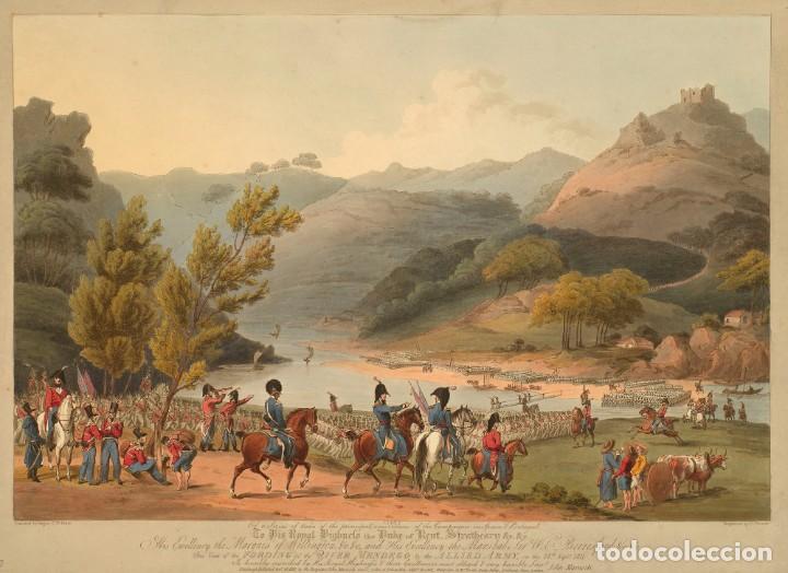 Militaria: R&Eacute;PLICA L&aacute;mina Acci&oacute;n R&iacute;o Mendego, Portugal. Inglaterra &ndash; Francia. 1811. Siglo XIX. Guerras Napole&oacute;n