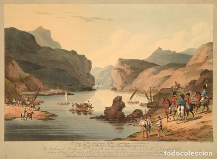 Militaria: R&Eacute;PLICA L&aacute;mina Acci&oacute;n de Vila Velha, Portugal. Inglaterra &ndash; Francia. 1811 Siglo XIX Guerras Napole&oacute;n