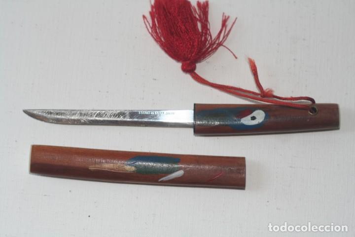 Abrecartas Mini espada samurai japonés Shinsen Gumi Okita Souji Japón 