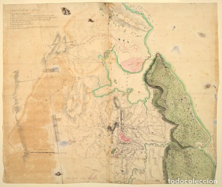 Militaria: R&Eacute;PLICA L&aacute;mina Batalla de La Habana, Fuerte del Morro, Cuba. Espa&ntilde;a &ndash; Inglaterra. 1762. Siglo XVIII.