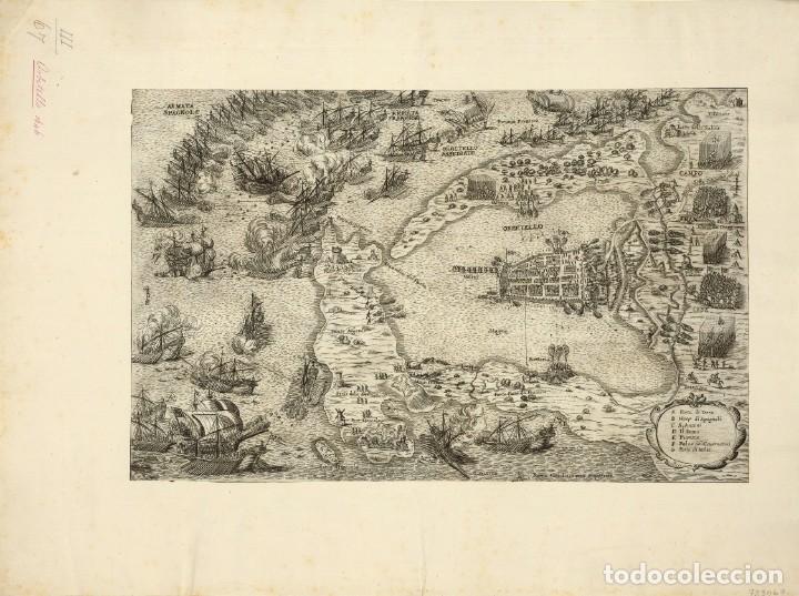 Militaria: R&Eacute;PLICA L&aacute;mina Asedio de Orbetello, Italia. Espa&ntilde;a, Rey Felipe IV, Duque de Arcos, Tercios Espa&ntilde;oles