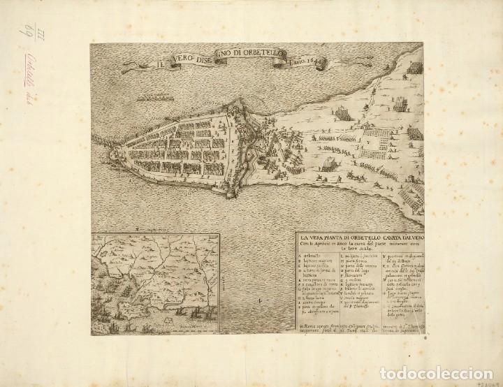 Militaria: R&Eacute;PLICA L&aacute;mina Asedio de Orbetello, Italia. Espa&ntilde;a, Rey Felipe IV, Duque de Arcos, Tercios Espa&ntilde;oles