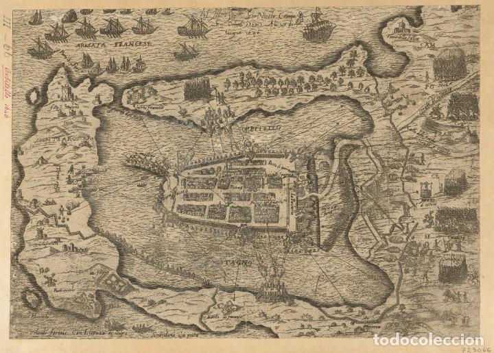 Militaria: R&Eacute;PLICA L&aacute;mina Asedio de Orbetello, Italia. Espa&ntilde;a, Rey Felipe IV, Duque de Arcos, Tercios Espa&ntilde;oles