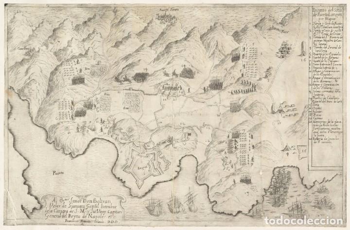 Militaria: R&Eacute;PLICA L&aacute;mina Sitio de Porto Azzurro - Longone, Italia. Espa&ntilde;a, Rey Felipe IV, Tercios Espa&ntilde;oles