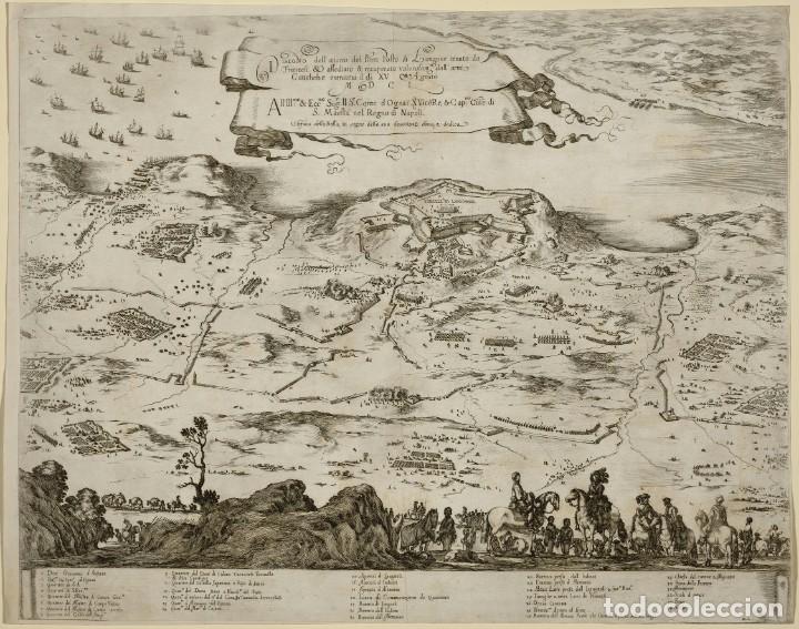 Militaria: R&Eacute;PLICA L&aacute;mina Sitio de Porto Azzurro - Longone, Italia. Espa&ntilde;a, Rey Felipe IV, Tercios Espa&ntilde;oles.
