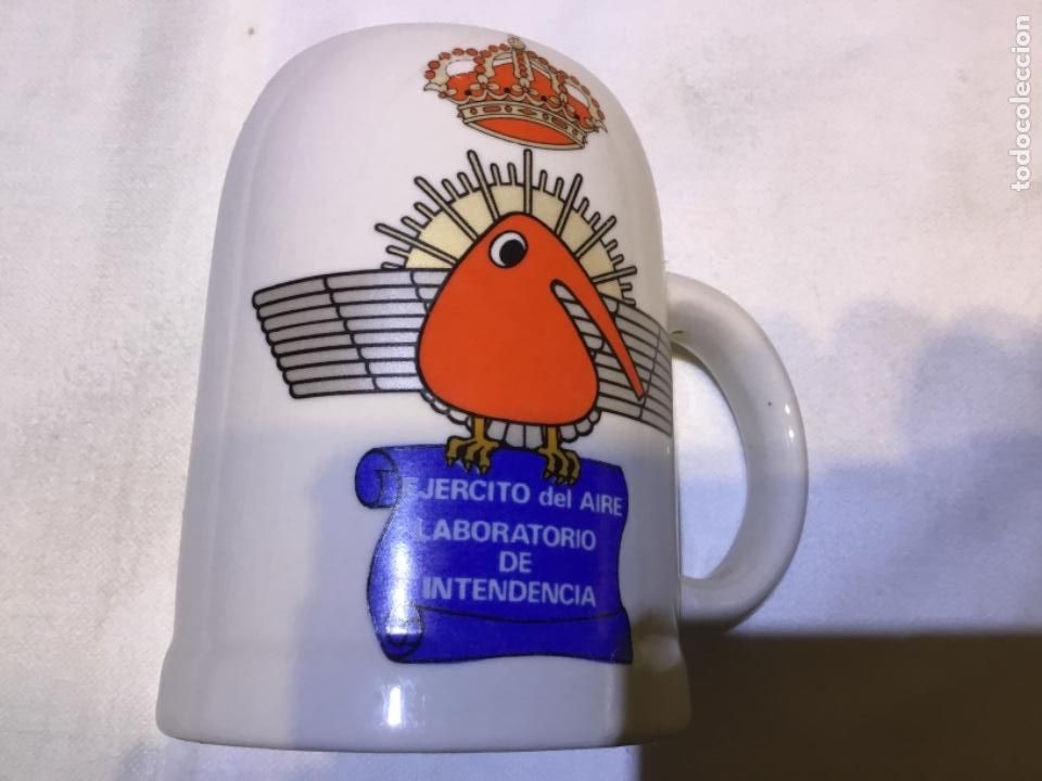 Military Antiques: JARRA CERVEZA EJERCITO DEL AIRE. LABORATORIO