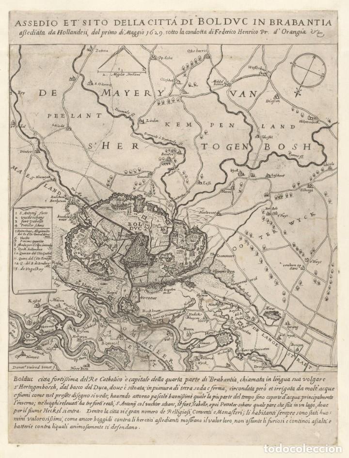 Militaria: R&Eacute;PLICA L&aacute;mina Sitio de Hertogenbosch, Espa&ntilde;a vs Holanda. 1629. Guerras de Flandes Tercios Espa&ntilde;oles