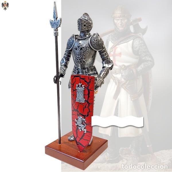 Militaria: ARMADURA CABALLERO TEMPLARIO MEDIEVAL SIGLO XIII 20 CMS