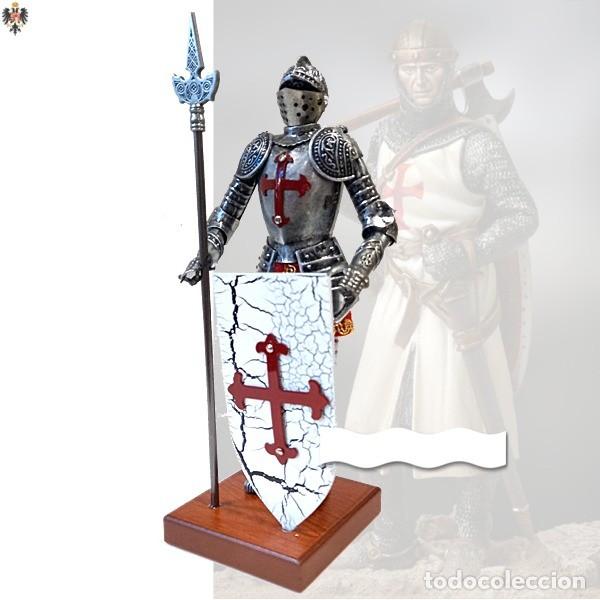 Military Antiques: ARMADURA CABALLERO TEMPLARIO MEDIEVAL SIGLO XIII 20 CMS