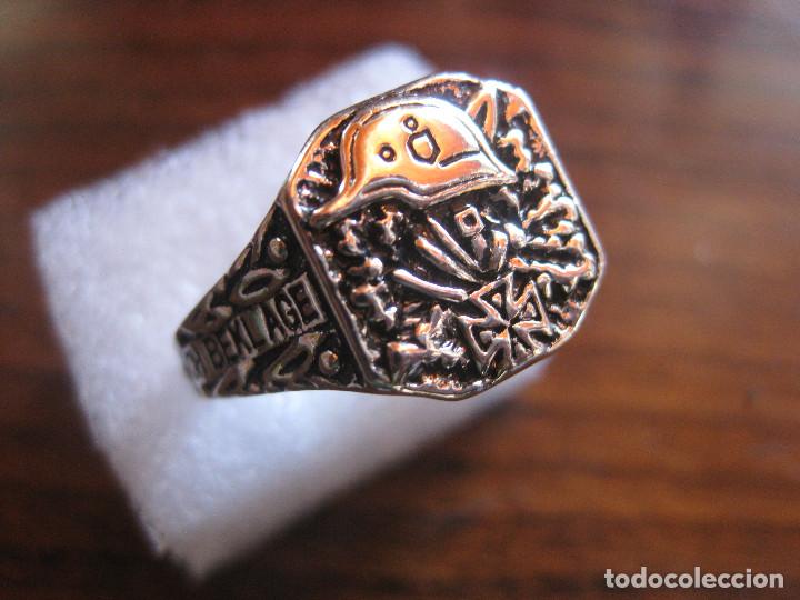 Military Antiques: REPLICA ANILLO ICH BEKLAGE EINEN HELDEN ESVASTICA SWASTIK NAZI REICH RING WEHRMACHT