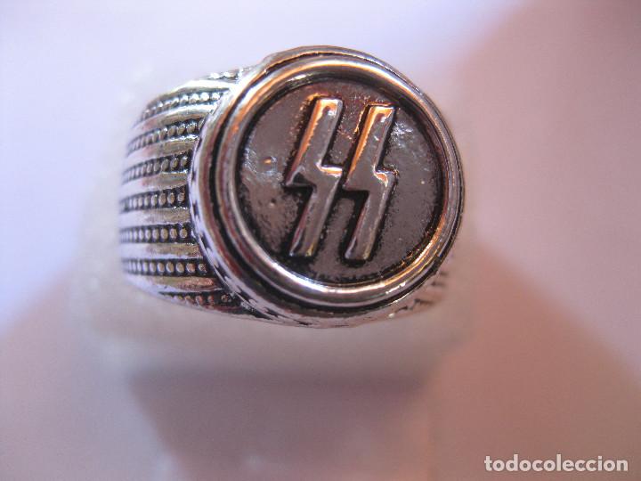 Military Antiques: REPLICA ANILLO HONOR SS SCHUTZSTAFFEL ESVASTICA SWASTIK NAZI REICH RING WEHRMACHT