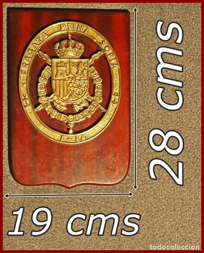 Military Antiques: 832... F 84 Fragata Reina Sof&iacute;a....Mide...28 X 19 cms....Pesa 1,700 kgs