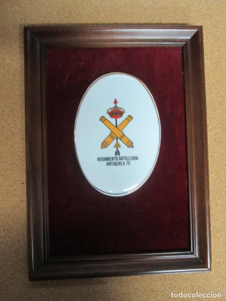 Military Antiques: CUADRO REGIMIENTO ARTILLERIA ANTIAERIA 73