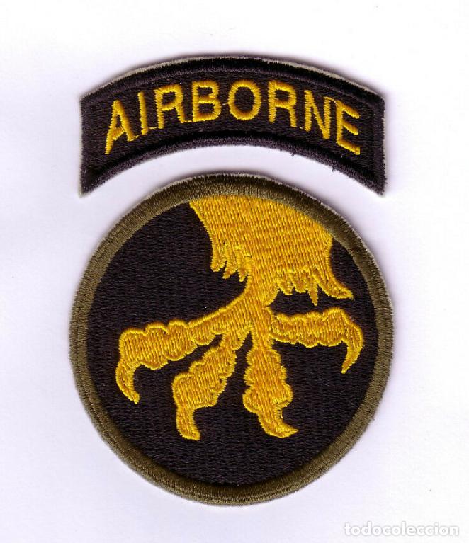 Militaria: REPRODUCCI&Oacute;N PARCHE 17TH US AIRBORNE