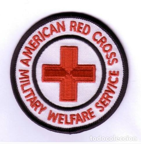 Military Antiques: REPRODUCCI&Oacute;N PARCHE A.R.C. - MILITARY WELFARE SERVICE