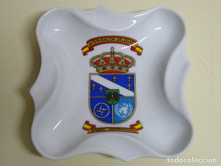 Militaria: CENICERO MILITAR. MISIONES EJ&Eacute;RCITO ESPA&Ntilde;OL EN BOSNIA HERZEGOVINA INTERVENCI&Oacute;N DELEGADA 12CM 180GR