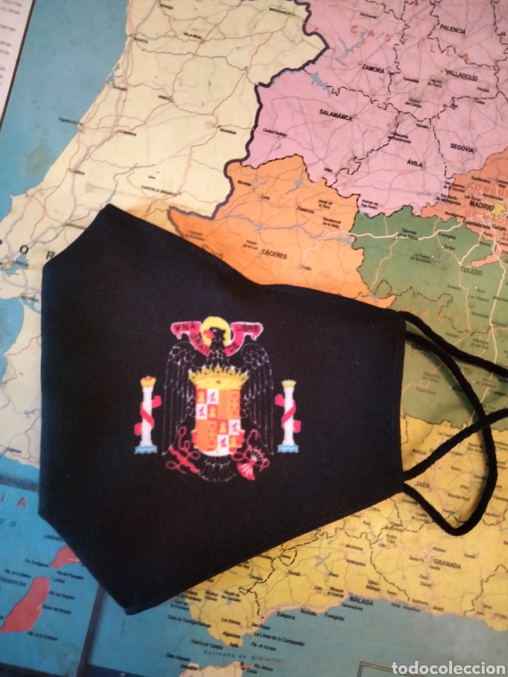 Military Antiques: Mascarilla &aacute;guila San juan y bandera Espa&ntilde;a nuevas reusables