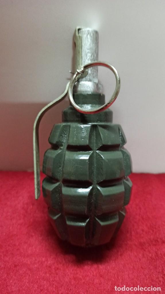 Military Antiques: GRANADA RUSA SEGUNDA GUERRA MUNDIAL, INERTE DE MADERA