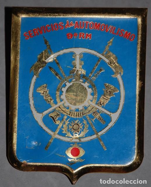 Military Antiques: PLACA MILITAR AUTOMOVILISMO 9&ordf; GRANADA REGI&Oacute;N MILITAR A&Ntilde;OS 80