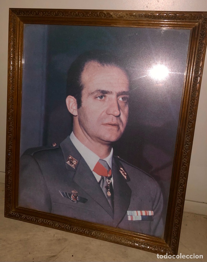 Militaria: CUADRO DE CUARTEL MILITAR DE JUAN CARLOS I