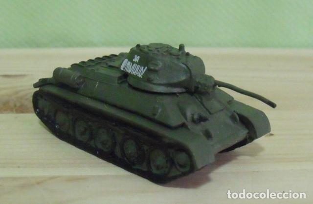 Militaria: Tanque Miniatura Plomo Carro Combate T34 - Rusia URSS - Segunda Guerra Mundial - Escala 1:87