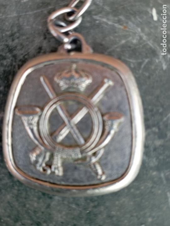 Militaria: LLAVERO MILITAR . REGIMIENTO DE INFANTERIA SAN QUINTIN.VALLADOLID.