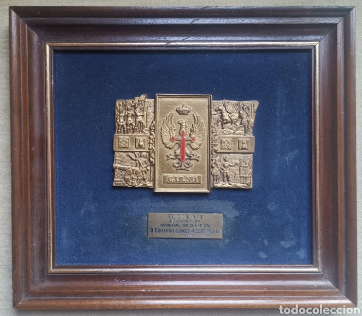 Militaria: Gran Metopa General de Divisi&oacute;n Eduardo G&oacute;mez-Acebo Rodil del CIR N&deg;1 - Ej&eacute;rcito de Tierra - 1984