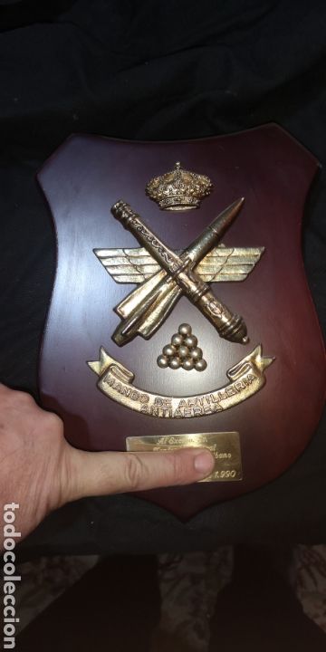 Military Antiques: Metopa del mando de artiller&iacute;a antia&eacute;rea ej&eacute;rcito espa&ntilde;ol