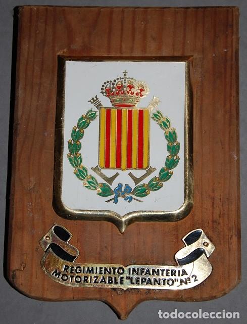 Militaria: METOPA MILITAR. REGIMIENTO INFANTER&Iacute;A MOTORIZABLE LEPANTO N&ordm; 2